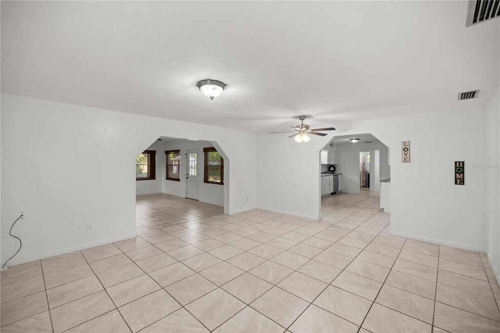 From Entry foyer into great room