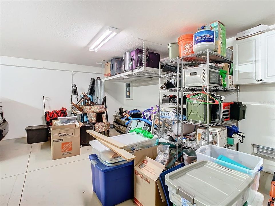 Look at all the storage space you have in the garage