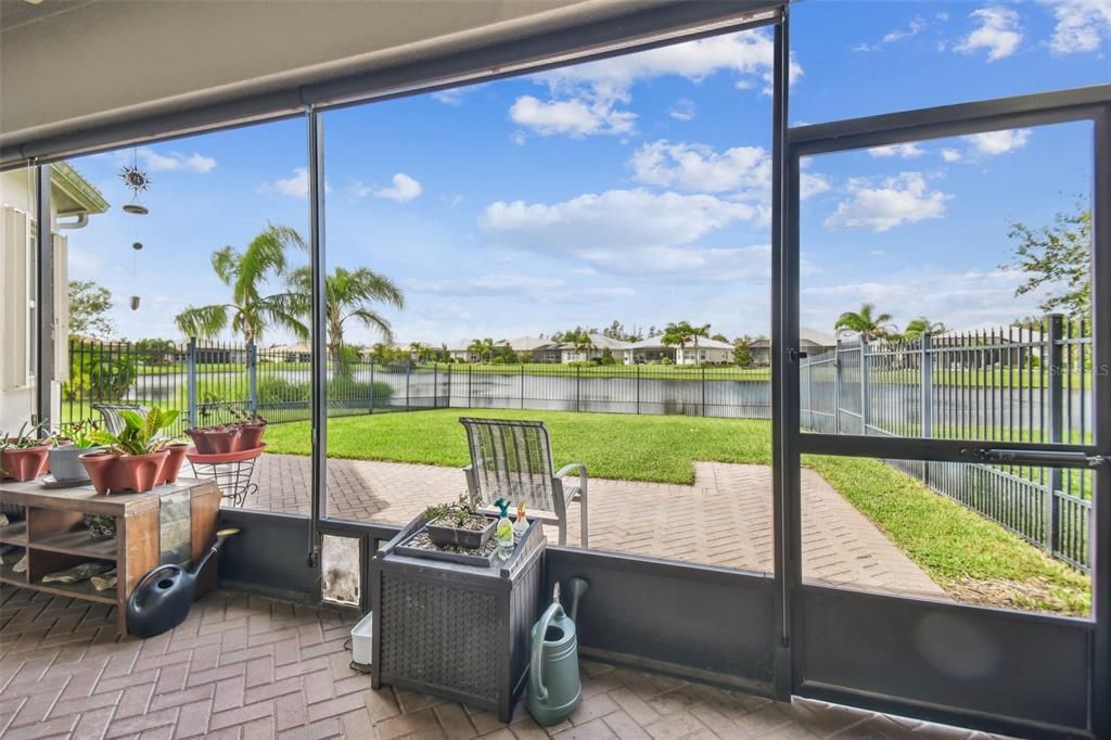 Enjoy sunsets on the screened in porch