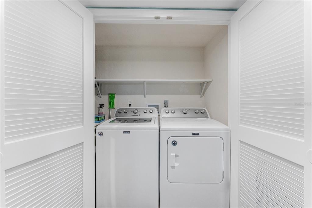 Closet for washer & dryer.