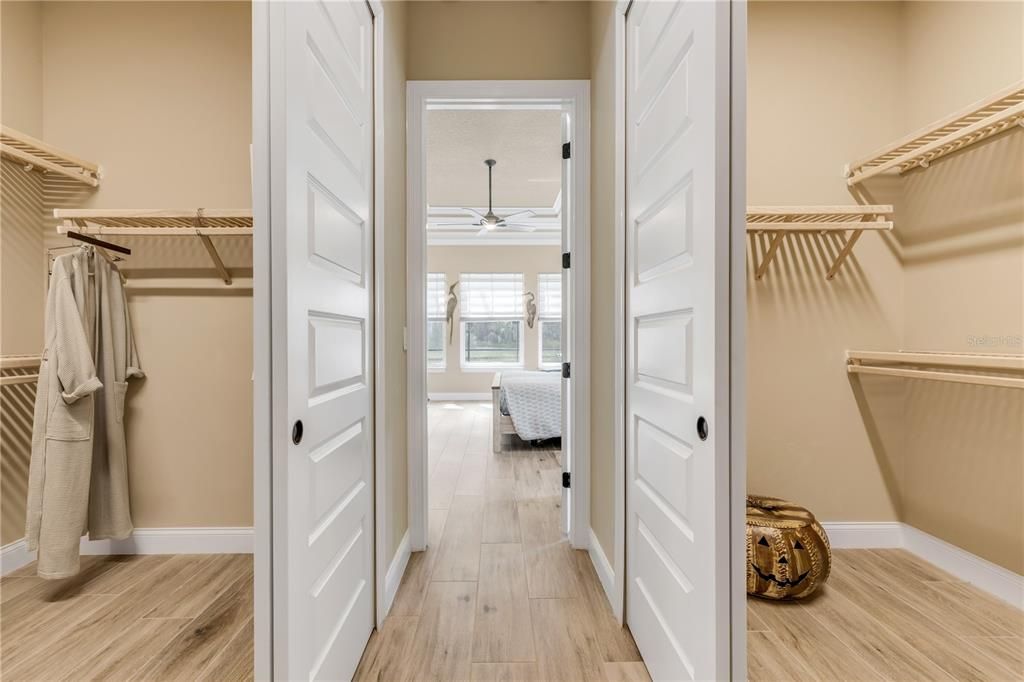 Dual Walk-in Closets