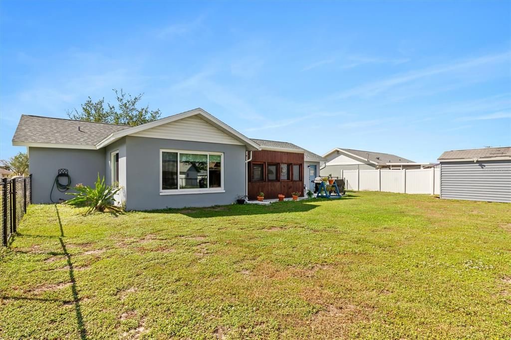 Large Fully Fenced Backyard