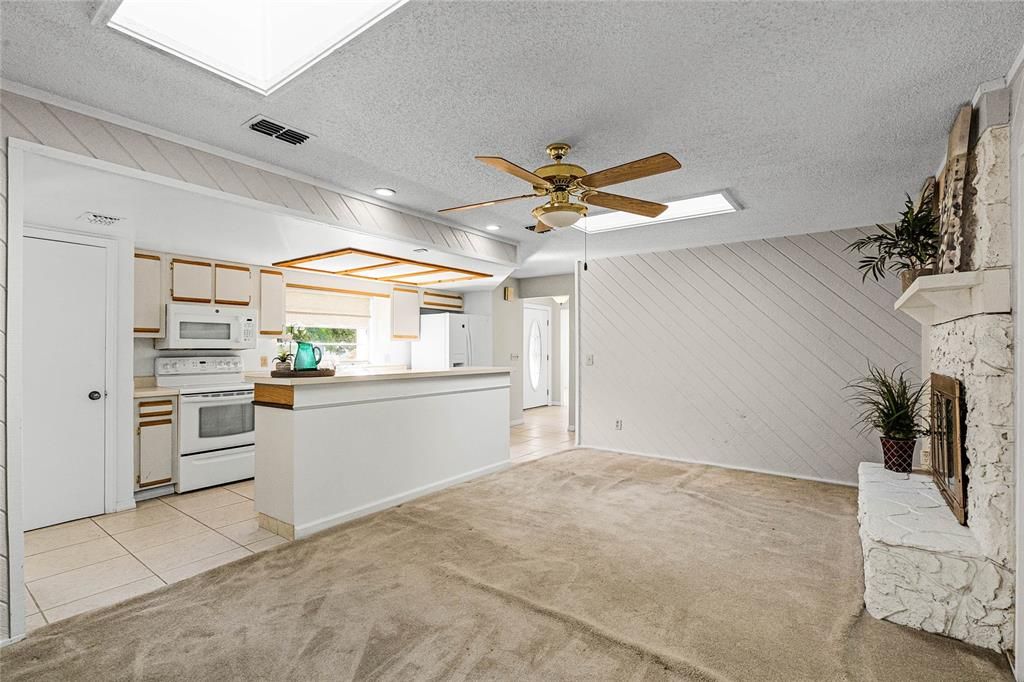 Family Room/Kitchen Combo