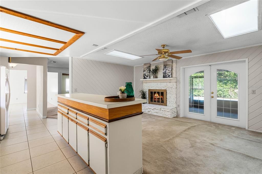 Kitchen with Ample Cabinets