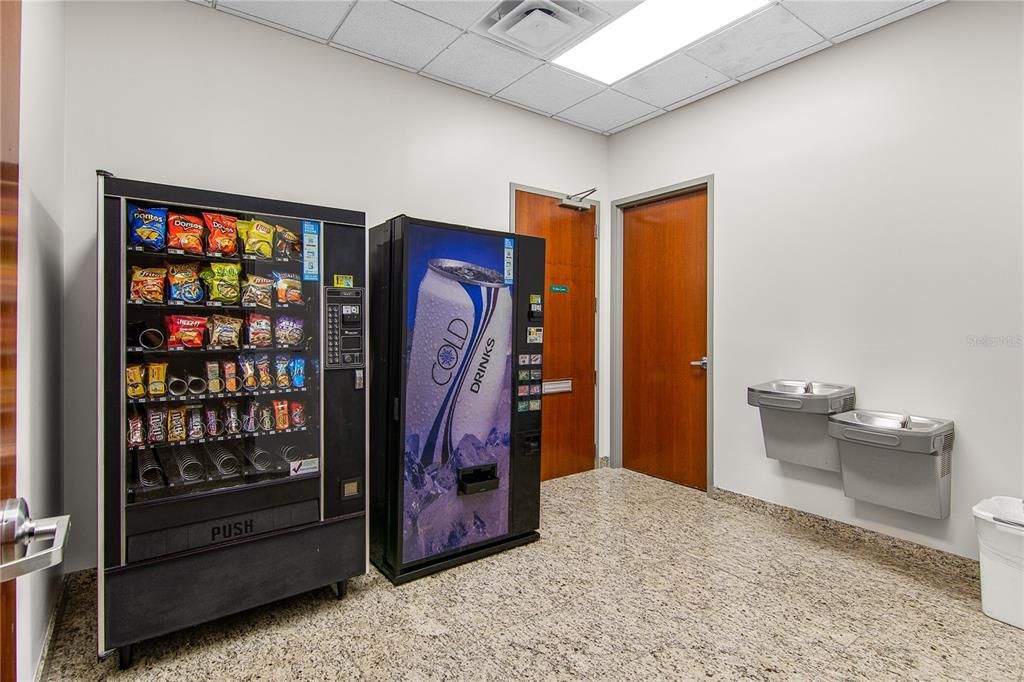 Interior - Vending Machines, Water Fountain