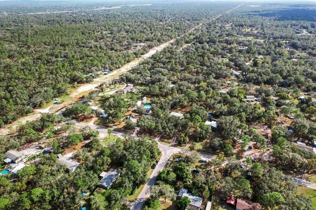 Aerial View of W Rochelle Street