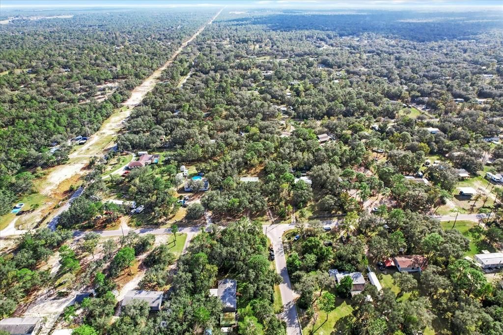 Aerial View of Surrounding Area