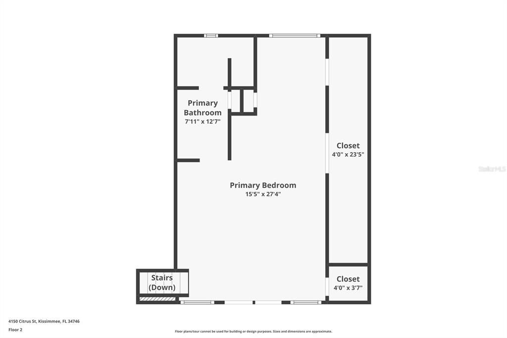 Floor plan second level