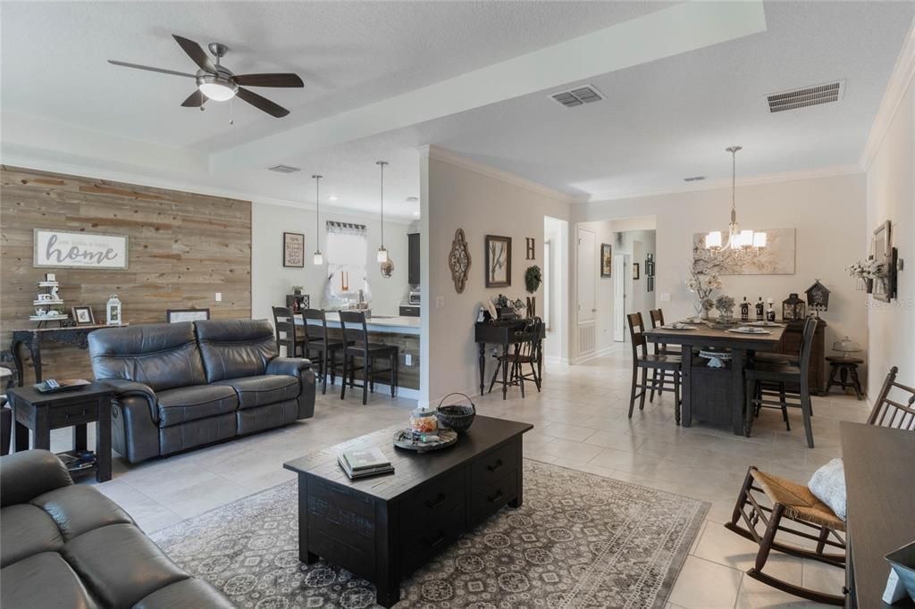 Tray Ceilings & Upgraded Ceiling Fan