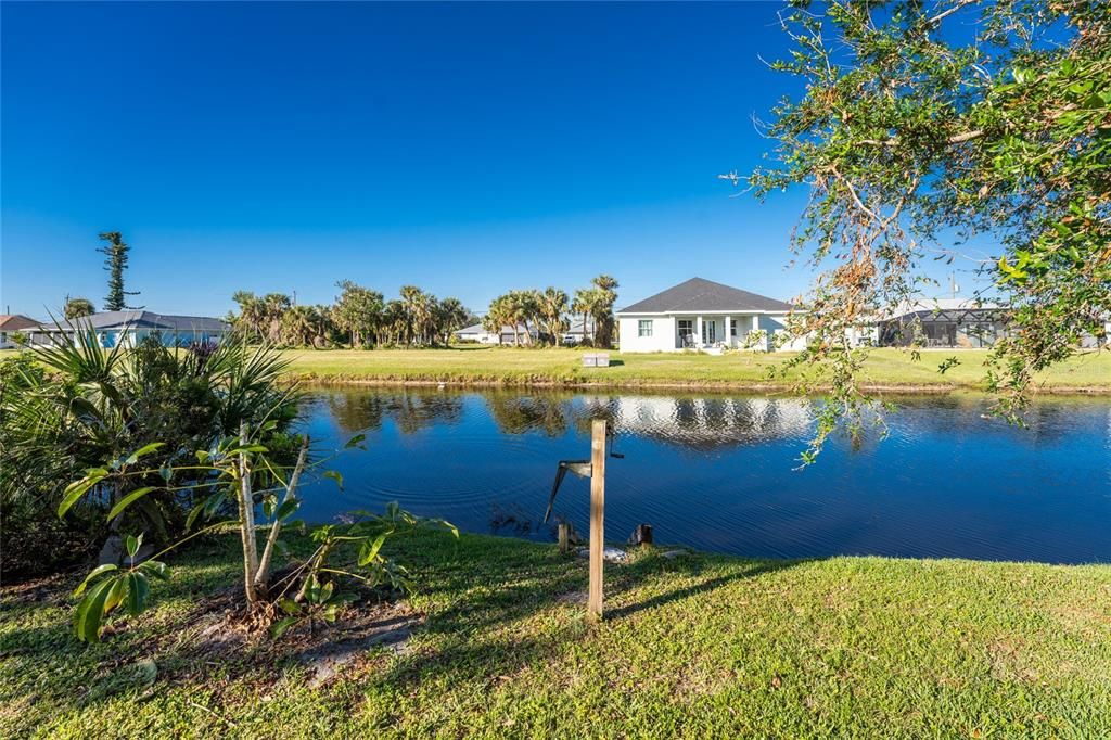 A direct view of your freshwater canal.