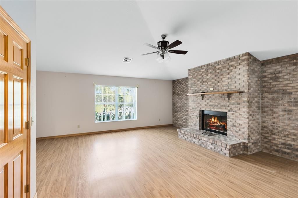 Living room off dining room