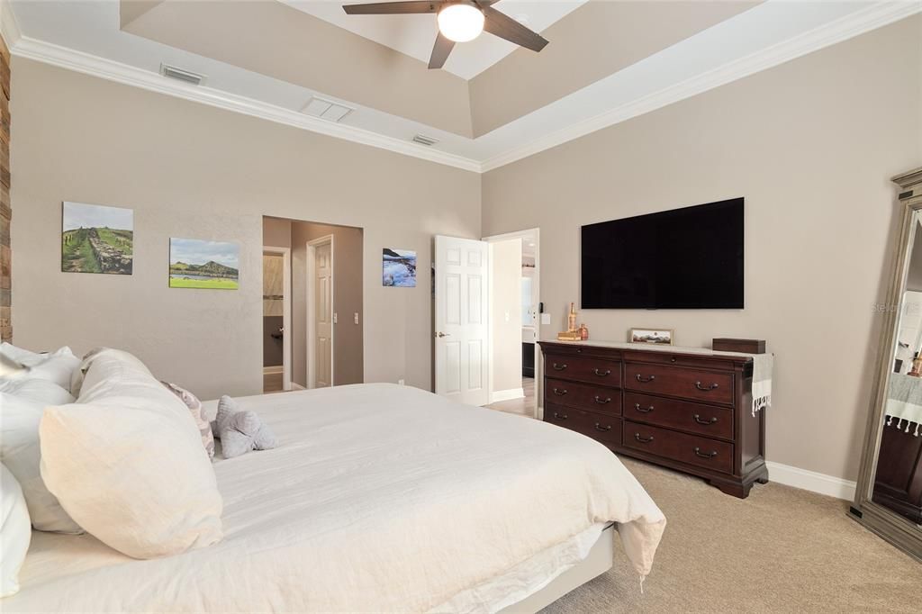 ANOTHER VIEW OF OWNER'S SUITE LOOKING TOWARDS BATHROOM