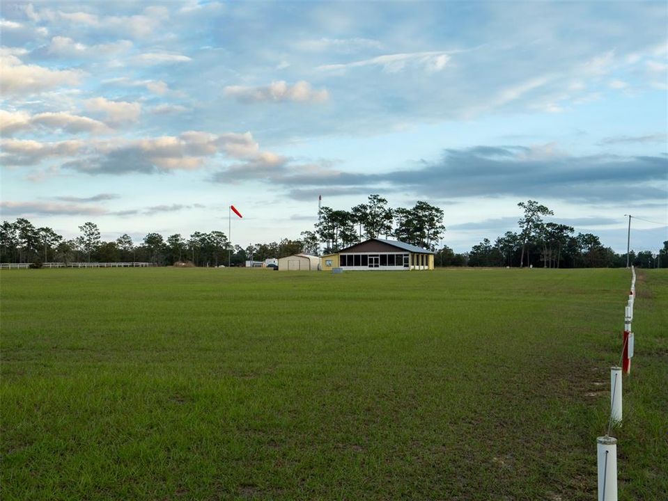 Clubhouse and storage area