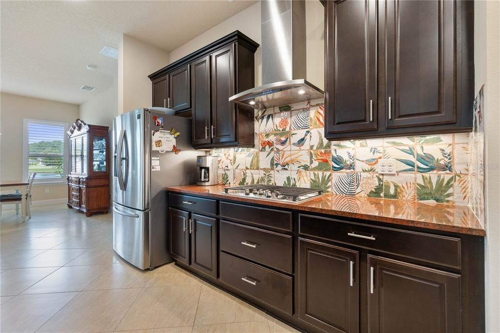 Granite Countertops w/Tile Backsplash