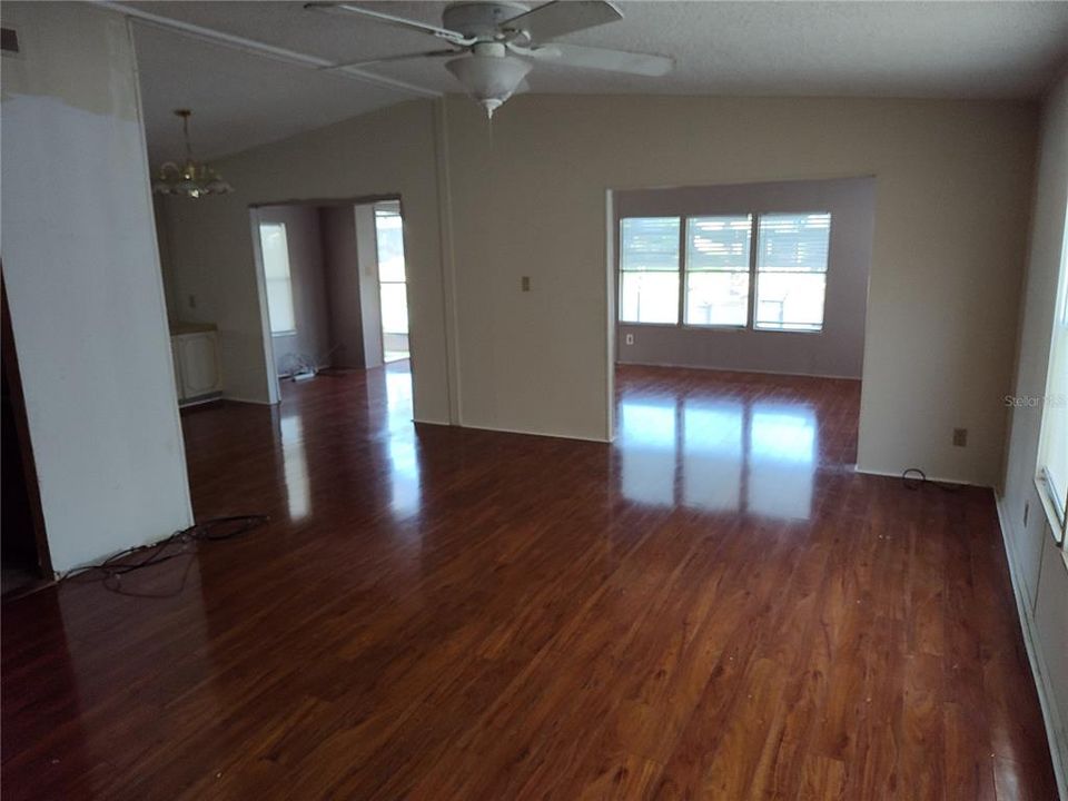 Family room opens to Living Room