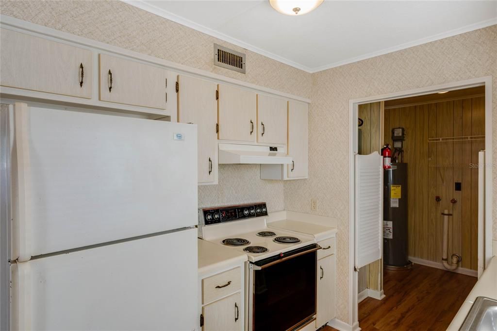 Kitchen with Laundry in back