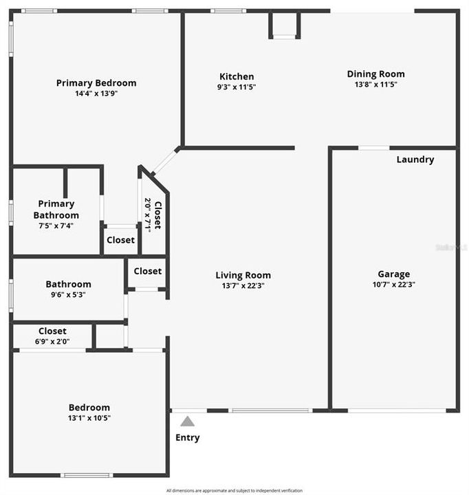 For Sale: $355,000 (2 beds, 2 baths, 1147 Square Feet)