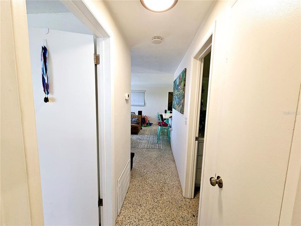 Hallway to living room