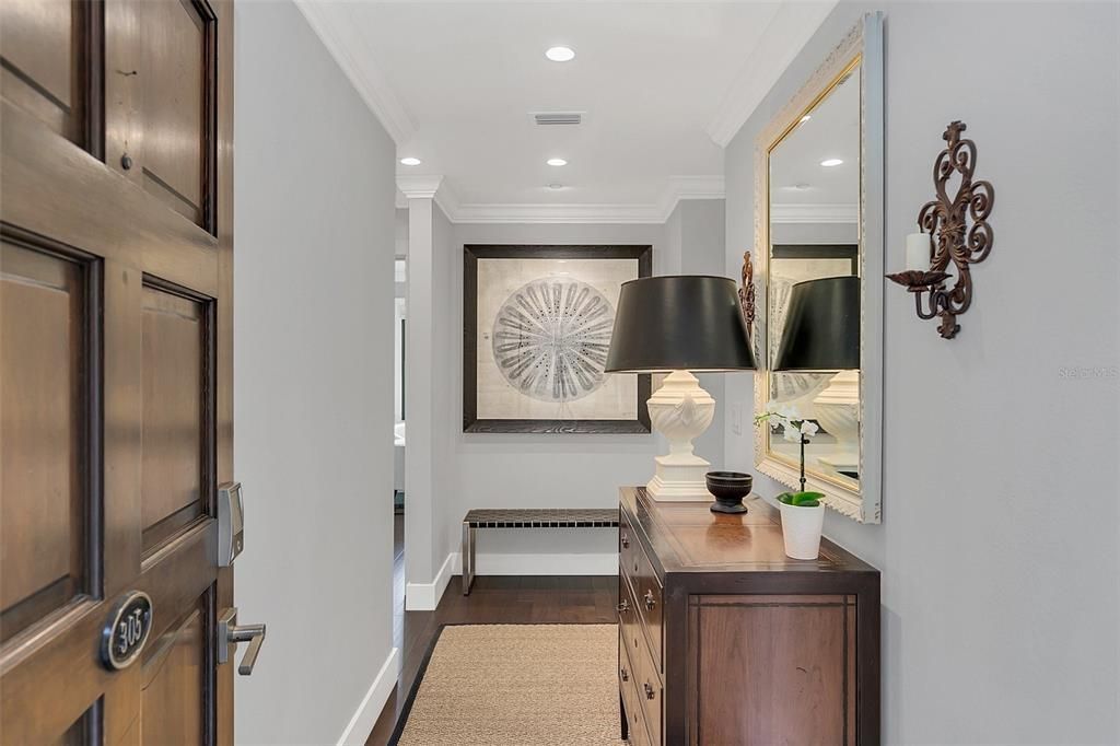 Beautiful entry foyer