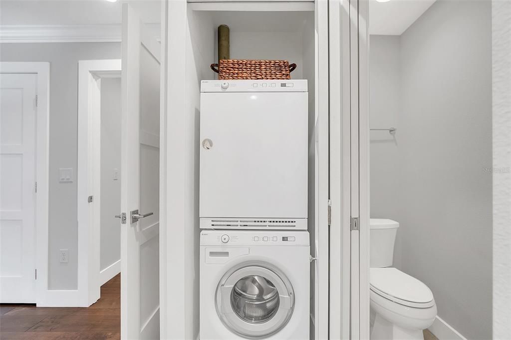 Laundry closet