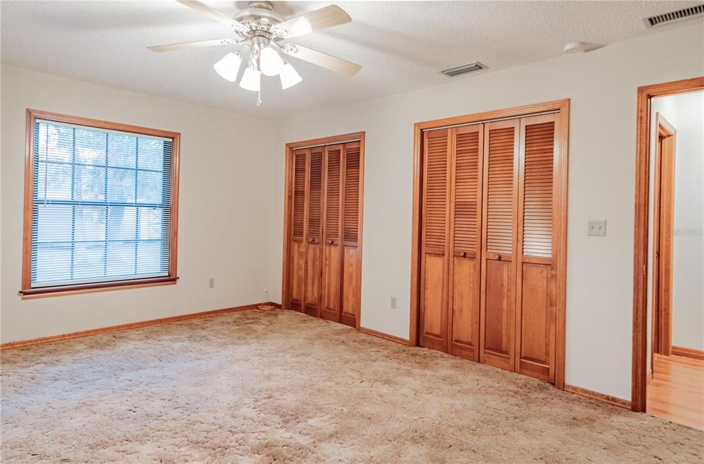 Bedroom 2 closets