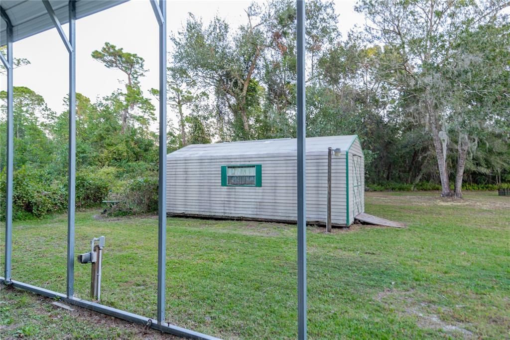 Extra large storage shed