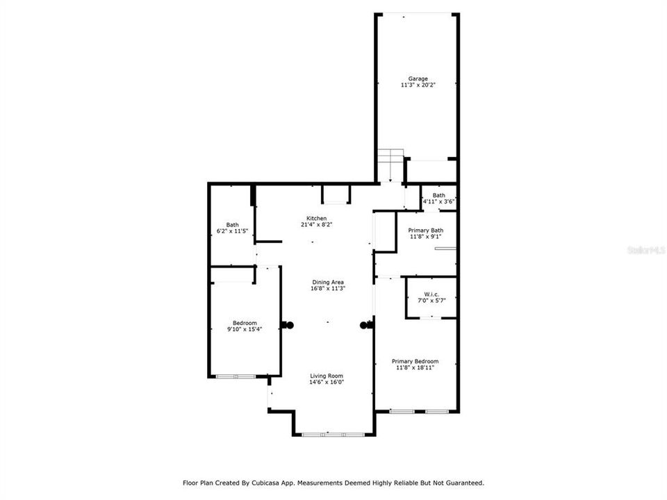 На продажу: $299,900 (2 спален, 2 ванн, 1118 Квадратных фут)