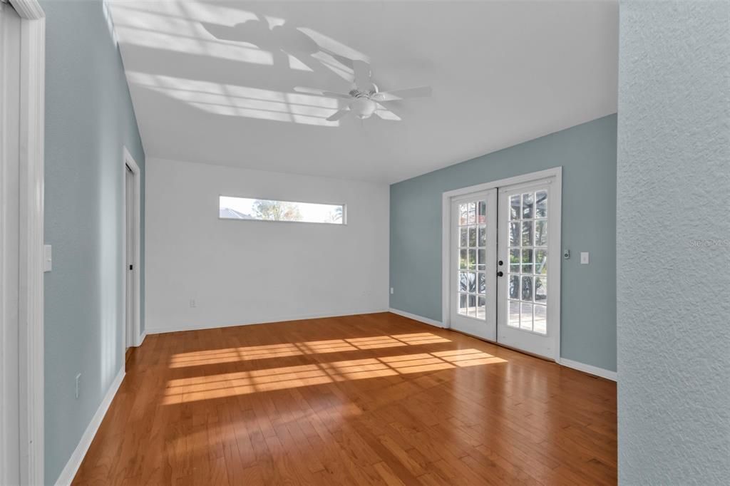 Primary Bedroom with French Doors