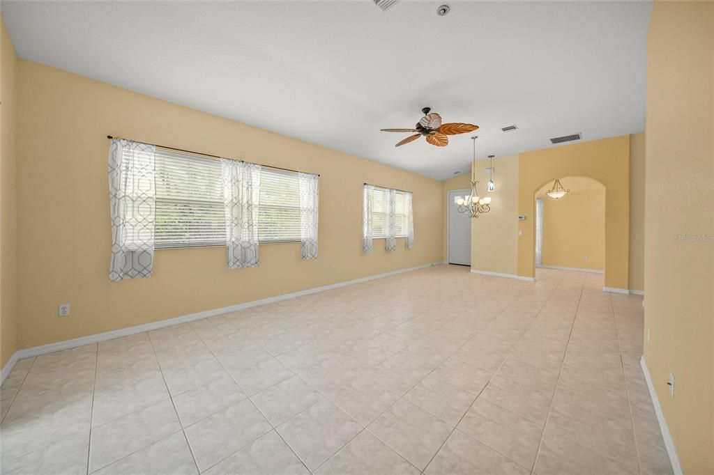 Living Room and Dining Room