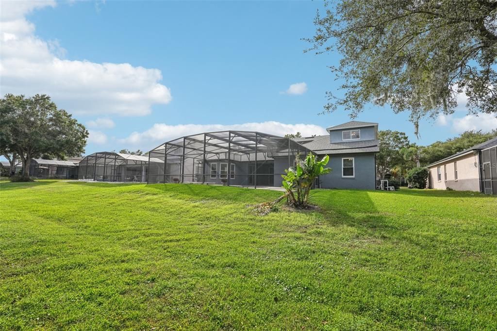 Spacious backyard with no rear neighbors!