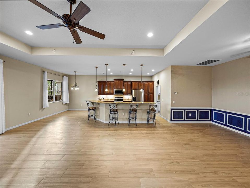 Kitchen nook, breakfast bar and kitchen view