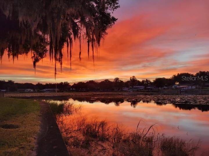 Sunset at Lake Henderson