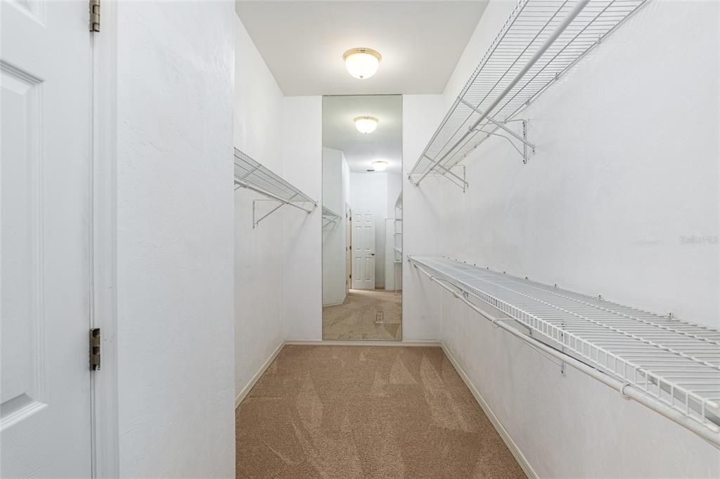 LARGE WALK-IN CLOSET IN OWNER'S SUITE