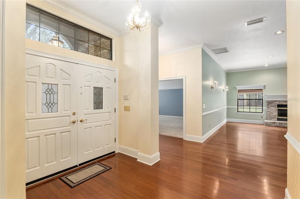 FOYER LOOKING INTO GREAT ROOM