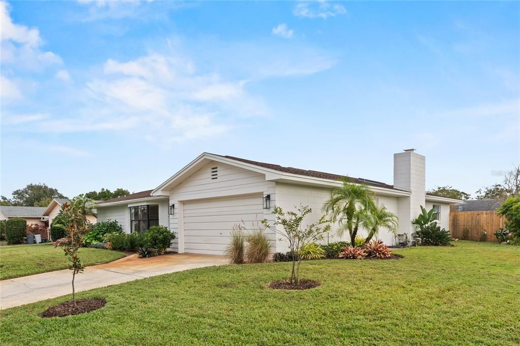 Home sits on a corner lot in the Eastbrook subdivision of Winter Park