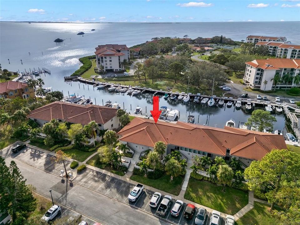 Waterfront condo with panoramic views of the private marina and Gulf of Mexico. Boat slip rentals (for sailboats and motor boats) available for only $375 per quarter and includes electric, water and fish cleaning station. Immediate access to the Gulf.