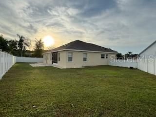 Huge fenced-in backyard and plenty of yard space to add a pool and/or play space