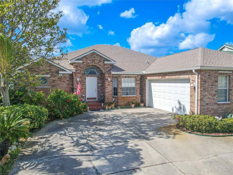 The home's exterior is brick throughout.