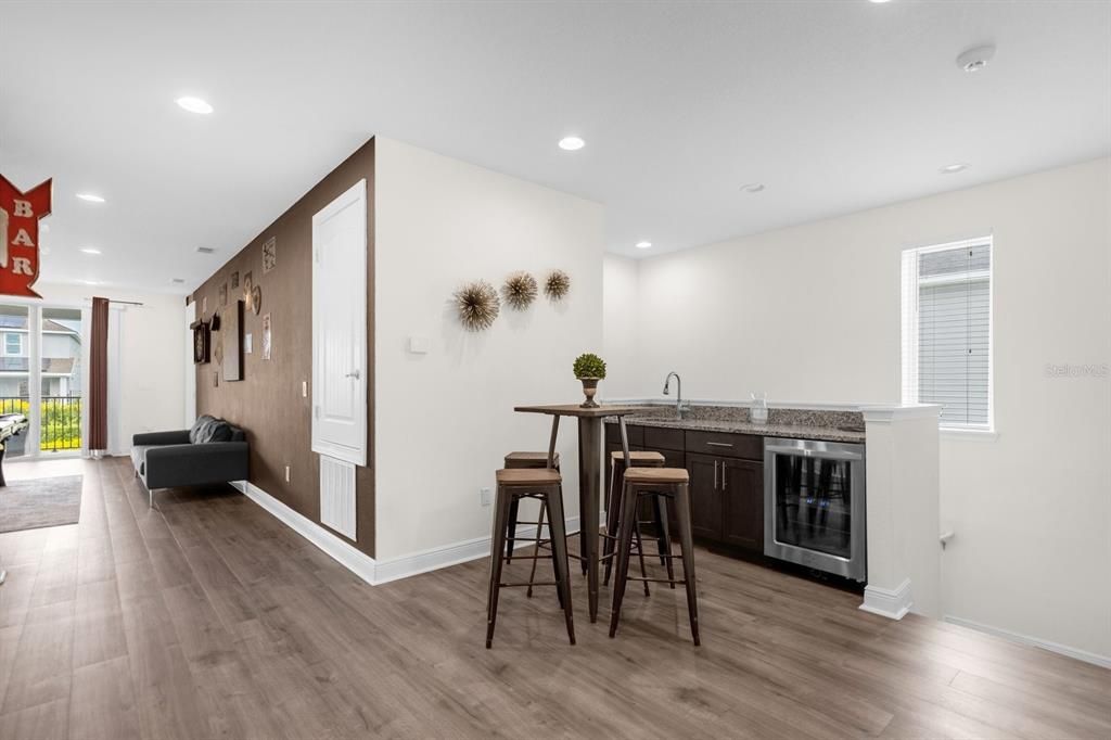 Kitchenette and nook upstairs