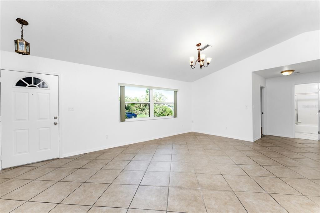 Large Living Room Looking to Front Door