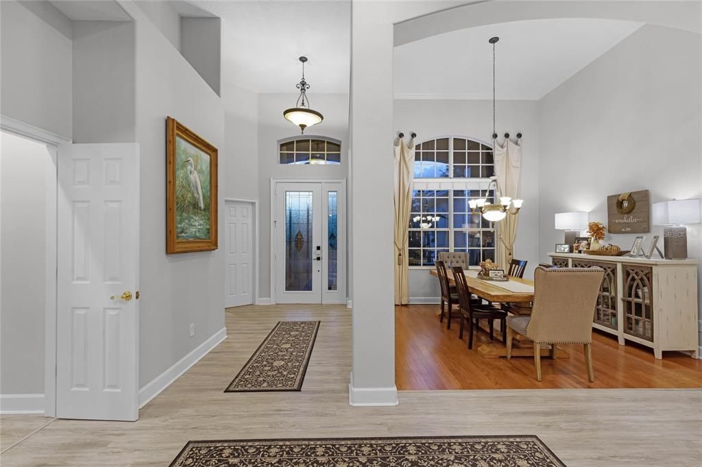 Foyer & dining room