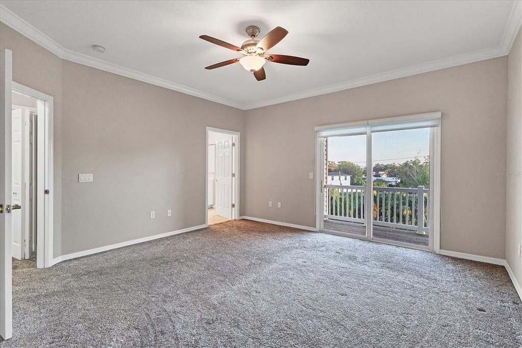 Third floor primary bedroom