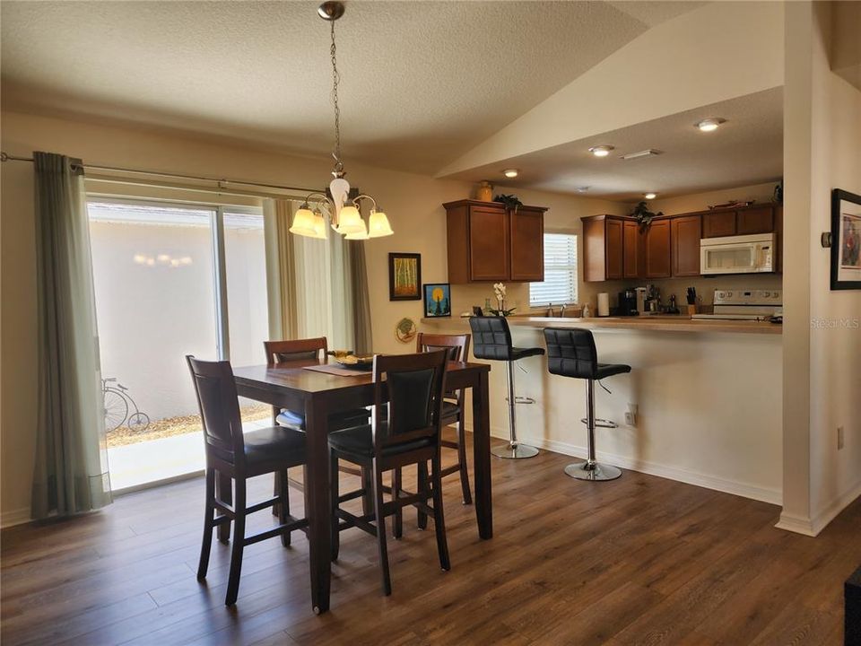 Dining Room with view of the kitchen