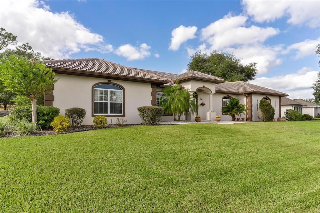 Newly Landscaped Manicured Lawn