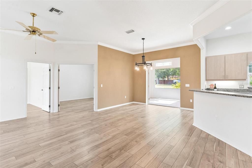 Dining and Kitchen Area