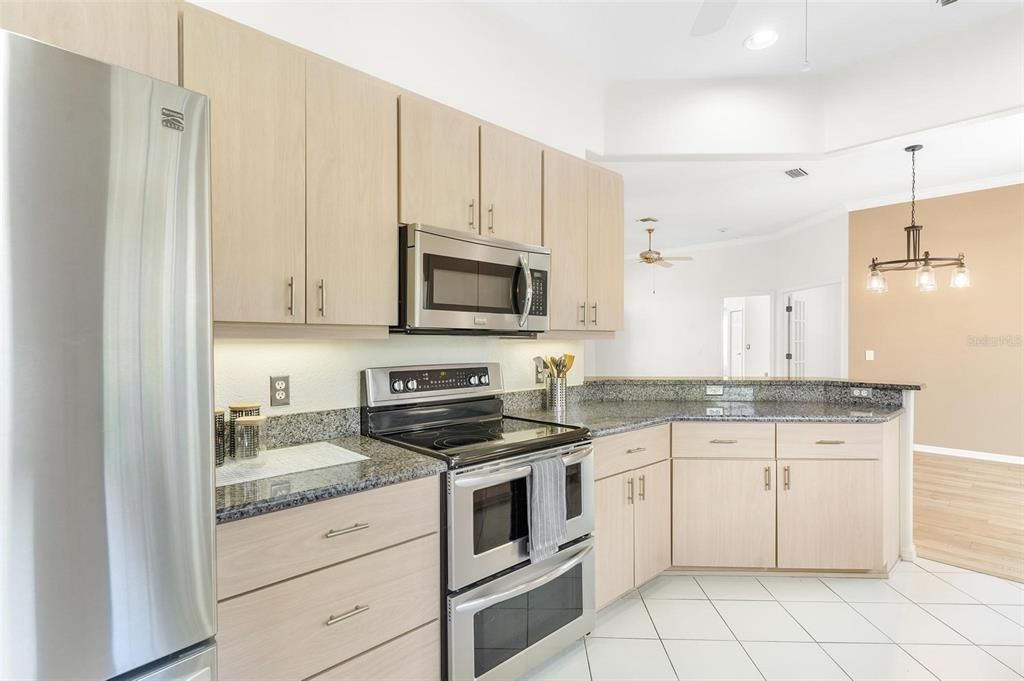 Kitchen with Stainless Steel Appliances