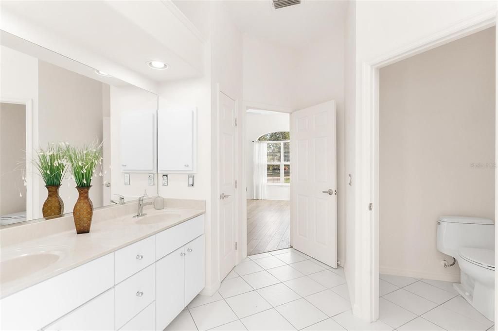 Primary Bathroom with Water Closet