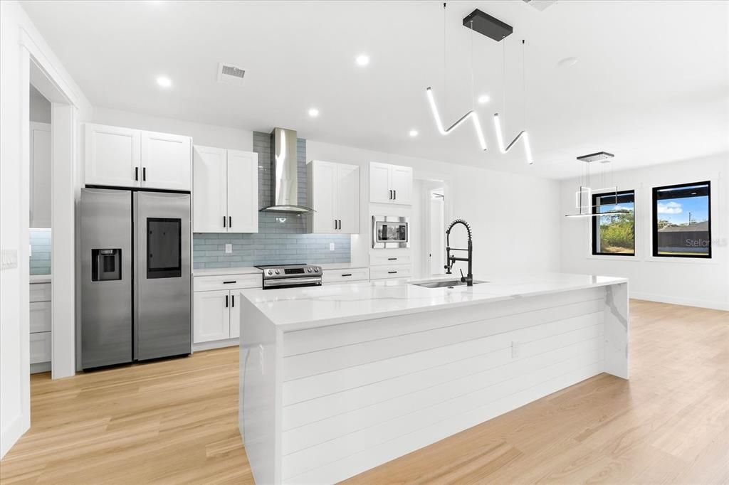 Contemporary Kitchen Featuring Modern Appliances