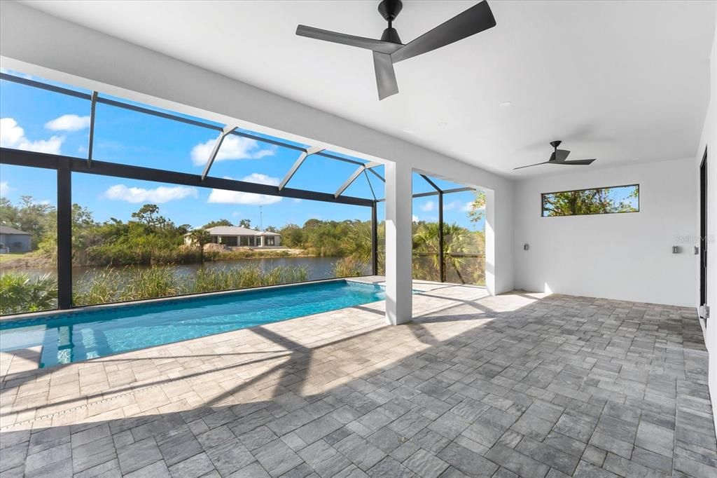 Host in style with a spacious lanai and pool.