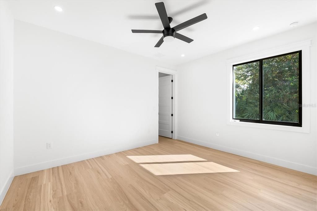 Bedroom #2 Featuring Walk in Closet